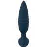 ANOS Plug vibrant Butt Thrust 14.5 x 4cm Bleu